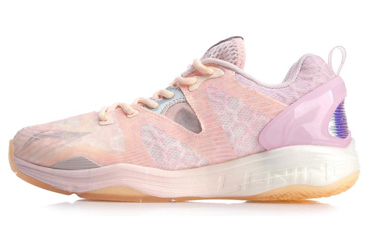 Li Ning Удобная амортизация Нескользящие Износостойкие Дышащие Поддерживающие Упругие Низкие Бадминтонные Кроссовки AYAQ006-2 35.5