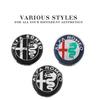 EFTXY1 4Pcs Car Wheel Stickers 56mm Auto Center Hub Cap Decal For Alfa Romeo 156 159 147 4C 8C 166 Giulia Giulietta Mito Stelvio Spider