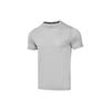 T Shirts Men's Gray Crew Neck Moderate Straight Fit AMT21262-AG