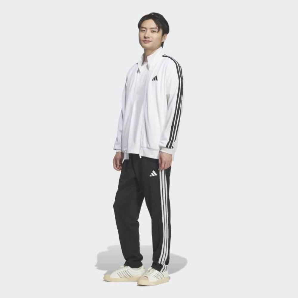 Adidas Unisex 3s Regular Fit Double Knit Track Top