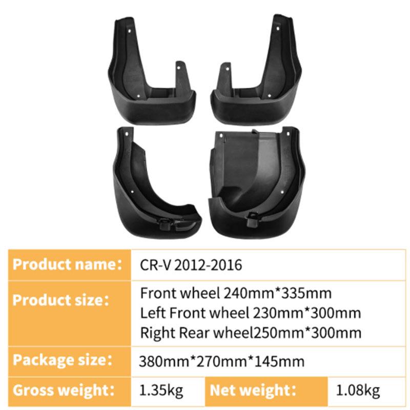 Honda CRV 2012-2016 Mudguards for Auto Modification