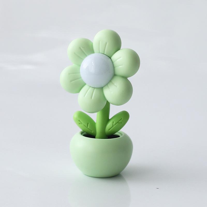 Mini Flower Cute Bedroom Nightlight Creative Nightstand Decoration Cream Glue DIY Nightlight Graduation Gift Lamp