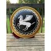 Medieval Armor Horse Authentic Ancient Greek Hoplite 24" Shield Black