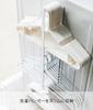 Yamazaki Jitsugyo 3585 Magnetic Laundry Hanger Storage Rack, White, Approx. W6 X D8.5 X H46cm, Plate Hanger Storage, Next To Washing Machine, Easy