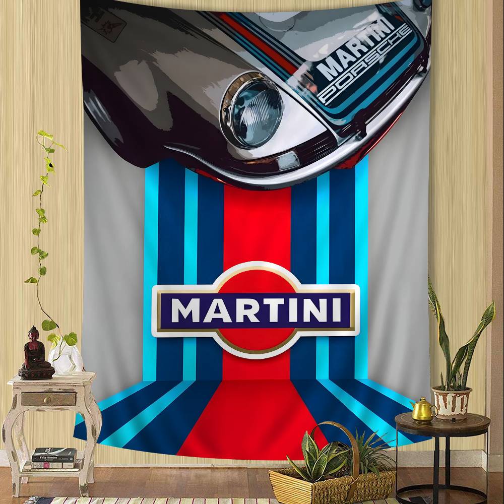 MMartini Racing Anime Tapestry Hanging Tarot Hippie Wall Rugs Dorm Home Decor
