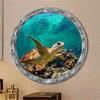 Creative Waterproof Dolphin Tortoise Sticker Wall Sticker Washing Machine Sticker Bathroom Sticker
