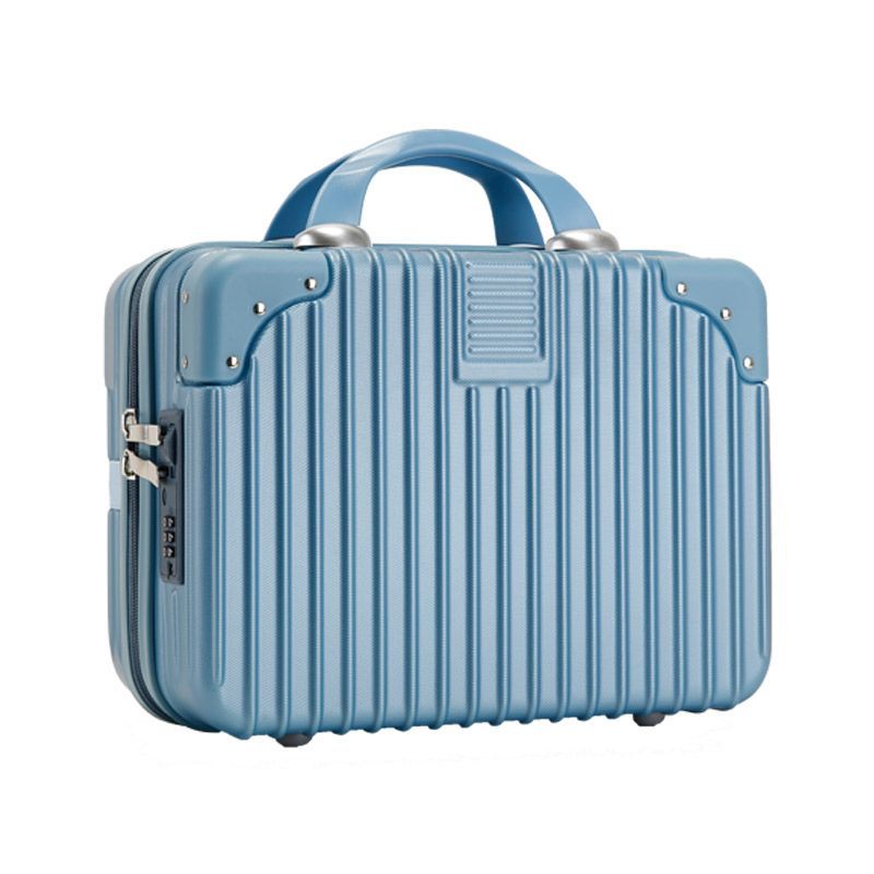 14palcové kosmetické pouzdro Úložná krabička na make-up Zámek s heslem taška na make-up Organizér Kufr Přenosný do ruky Cestovní pouzdro na zavazadla