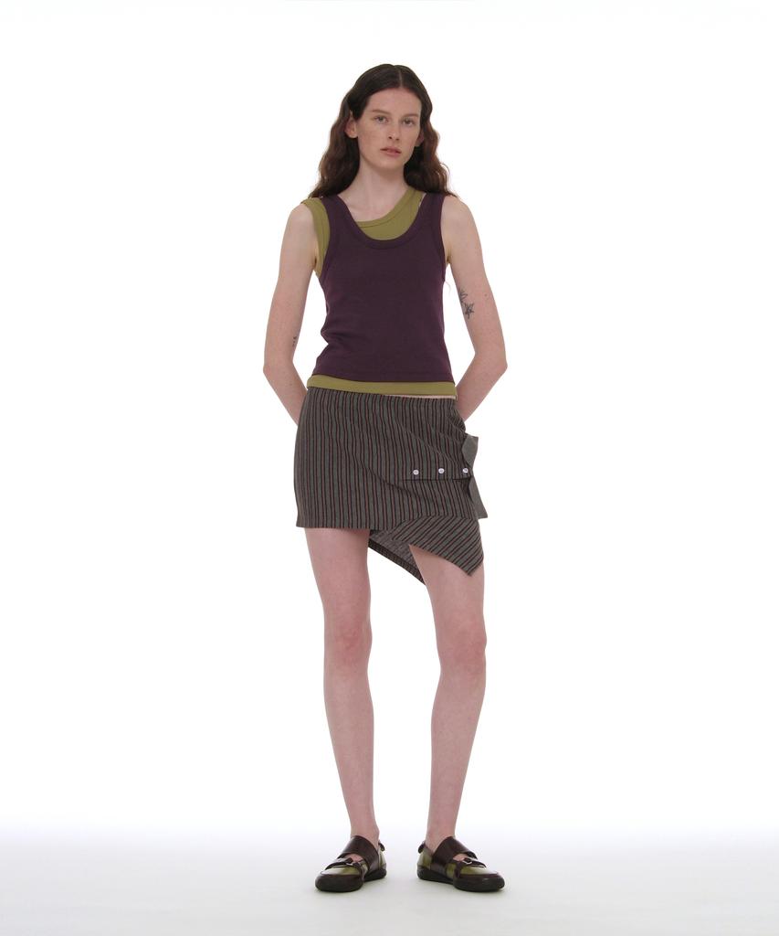Partimento Women Double Strap Sports Ballet Flats_Olive