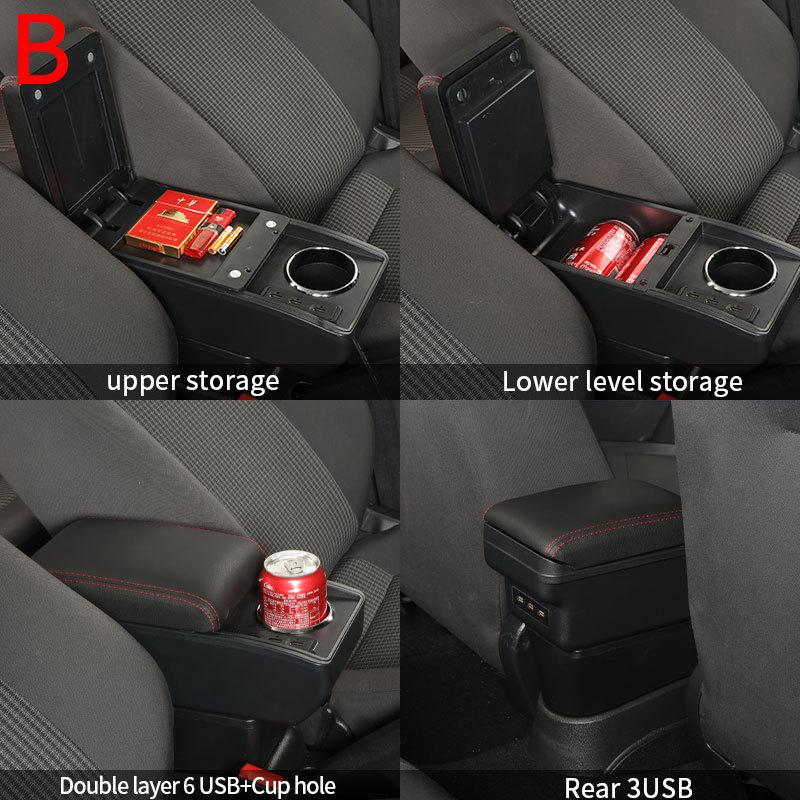 For MINI Cooper armrest box For Countryman R50 R52 R53 R56 R57 R58 R60 F55 F56 F57 F60 Car Armrest box Retrofit car accessories