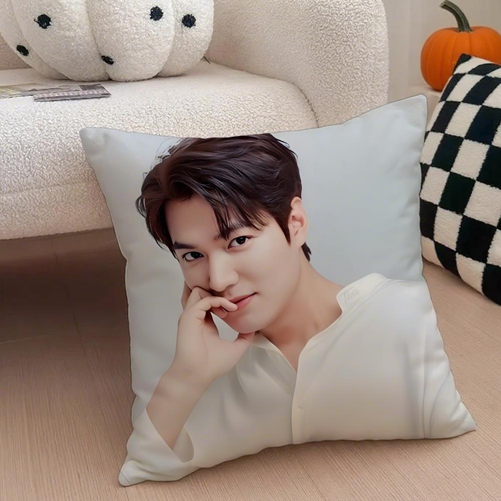 Handsome Korean Actor LLee Minho Cushion Cover Throw Pillow Cover Hidden Button Durable Polyester Chair Cushion