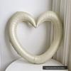 Heart-Shaped Aluminum Film Photo Frame with Bow Accents for Birthday Parties
