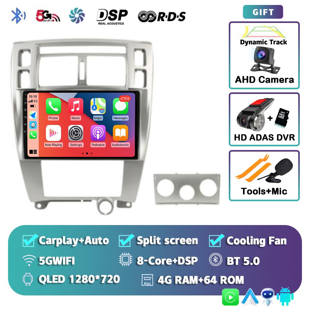 Android 14 Carplay Car Radio For Hyundai Tucson 2004 2005 2006 2007 2008 2009 Multimedia Video Player Navigation Stereo 2Din DVD