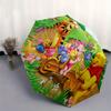 1pc Winnie the Pooh,Tigger Automatic Folding Umbrella: Compact 8-Bone Design Cartoon Outdoor Travel Companion, Business Umbrella, Christmas