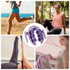 360-degree Rotation Annular Leg Clamp Massager 26 Wheel Manual Muscle Massager Roller  Yoga Fitness