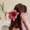 Flower Grasp Clip Bohemian Orchid Side Clip Simulation Flower Seaside Resort Style Fashion Hairpin Flower Headwear Hair Clips