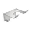Stainless Steel Hair Dryer Storage Rack Waterproof Moisture-proof Hairdryer Stand Wall Mounted with Hook Hair Dryer Holder