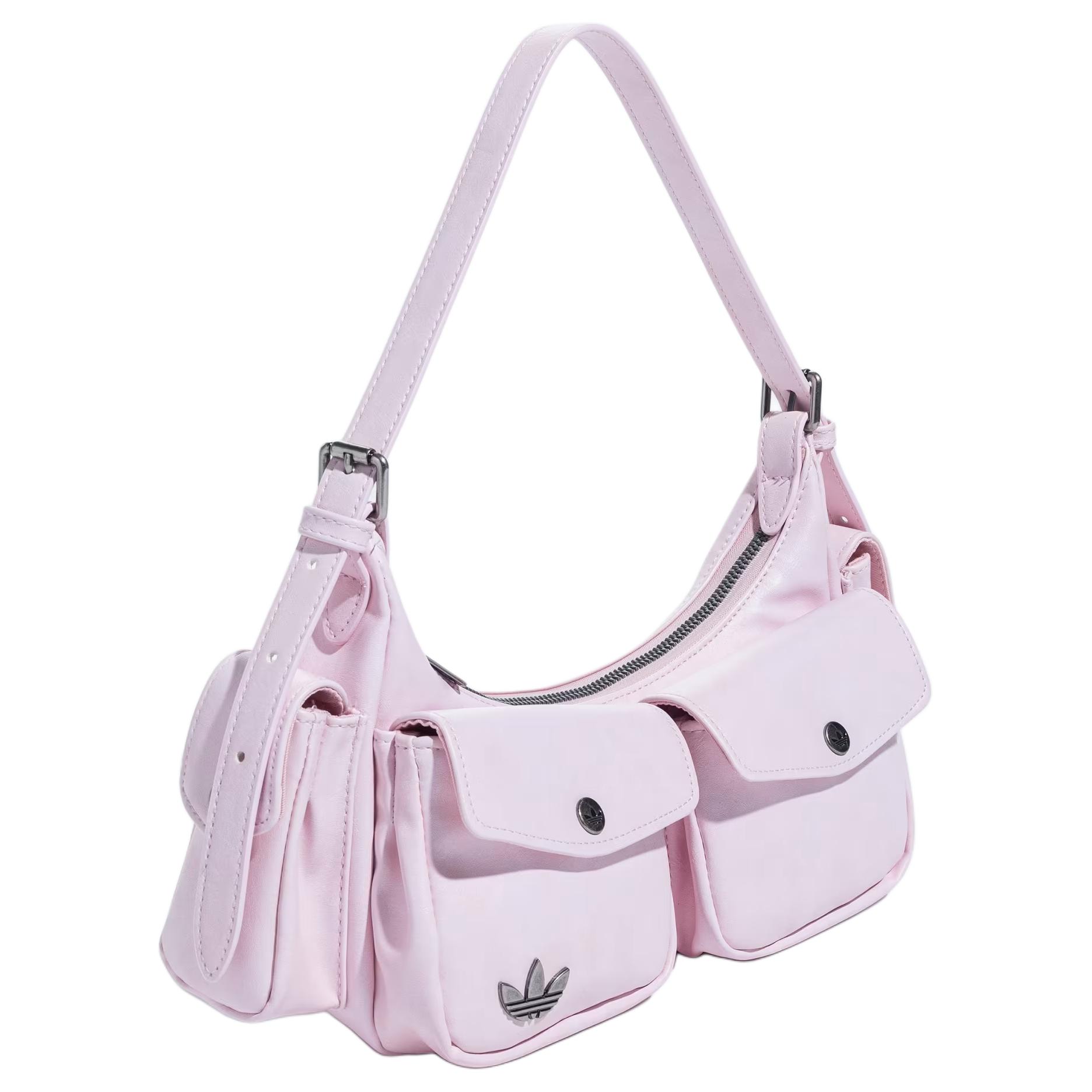 Adidas Originals CLASSIC SPORT Polyurethane Shoulder Bag Women s Sand Pink KW4749
