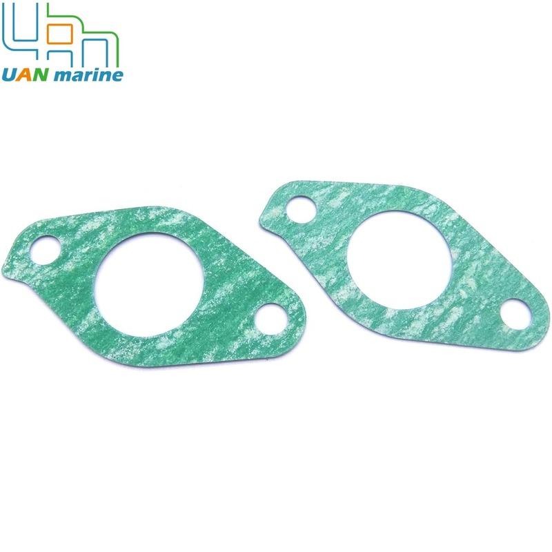 2 Pcs 27-803508013 Outboard Carburetor Gasket for Mercury Marine for MerCruiser Quicksilver 2HP 2.5HP 3.5HP 4HP 5HP 6HP 4-Stroke