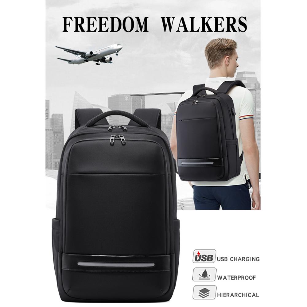 New Backpack Simple Usb Oxford Cloth Computer Men's Bag Leisure Backpack Gift Business Backpack Men's Backpack Student
