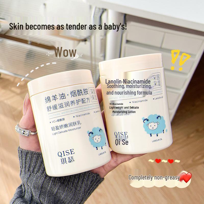 Lanolin Body Lotion: Hydrating & Nourishing Cream for Dry, Cracked Skin on Hands & Feet – Perfect for Autumn & Winter.