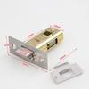 Brass Door Latch Polished Brass Tubular Latch Radius Shaped Tubular Latch Built-in Face Plate Compatible With Backplate