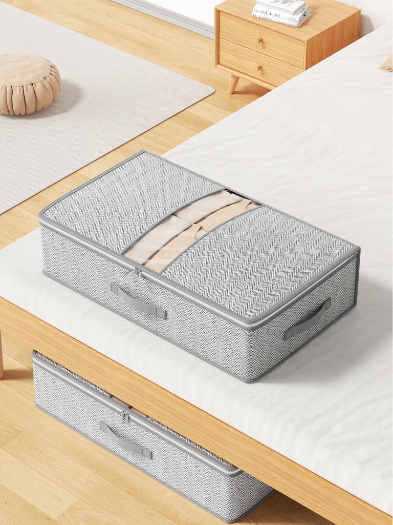 Extra große Aufbewahrungstasche unter dem Bett Kleiderdecke Aufbewahrungstasche Unterbett-Organisationstasche Schlafzimmer Kleiderschrank Organizer