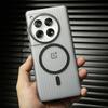 Pentru OnePlus 13/12/15 13R 15R Carcasă Spate Subțire Dură Mată Capac Transparent cu Magnet Corugat Mat Funda Anti-amprentă