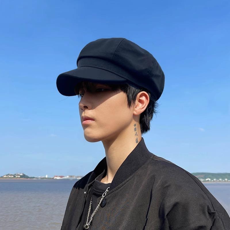 

Шляпа Мужской модный бренд Бере восьмиугольная шляпа Мужская литературная и художественная кепка газетчика Женская британская кепка Мужская осень и зима Regular size (55-58cm)