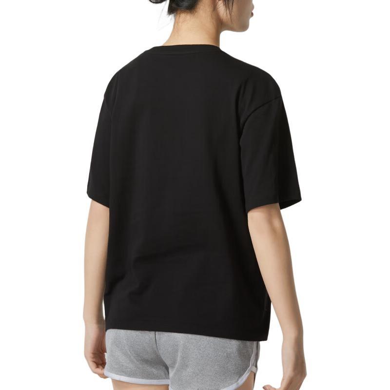 (WMNS) PUMA Graphic Sport T-Shirt 'Black Grey' Women's 682164-01