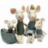 The Mouse Family kawaii plush Little Mouse Plush dolls Stuffed Animal Cartoon Kids Toys for Girls Baby Christmas Gift
