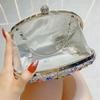 Europäische und amerikanische Retro-Clutch mit Diamanten: Elegante Prinzessinnen-Handtasche für Bar, KTV-Party oder Abendessen.