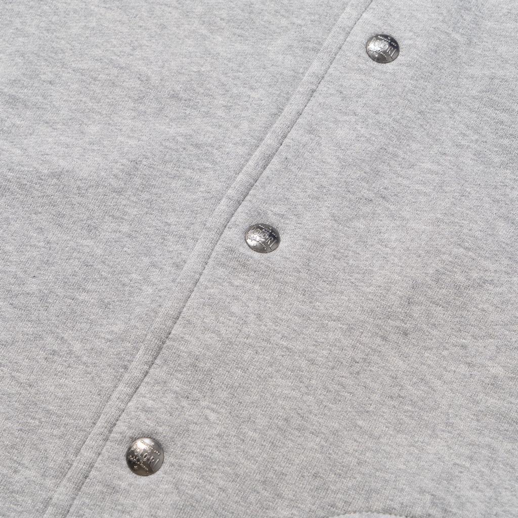 Polo Ralph Lauren Jacket FW24 Baseball Collar Single-Breasted Raglan Long Sleeve Kids Jackets Gray 323932140-003