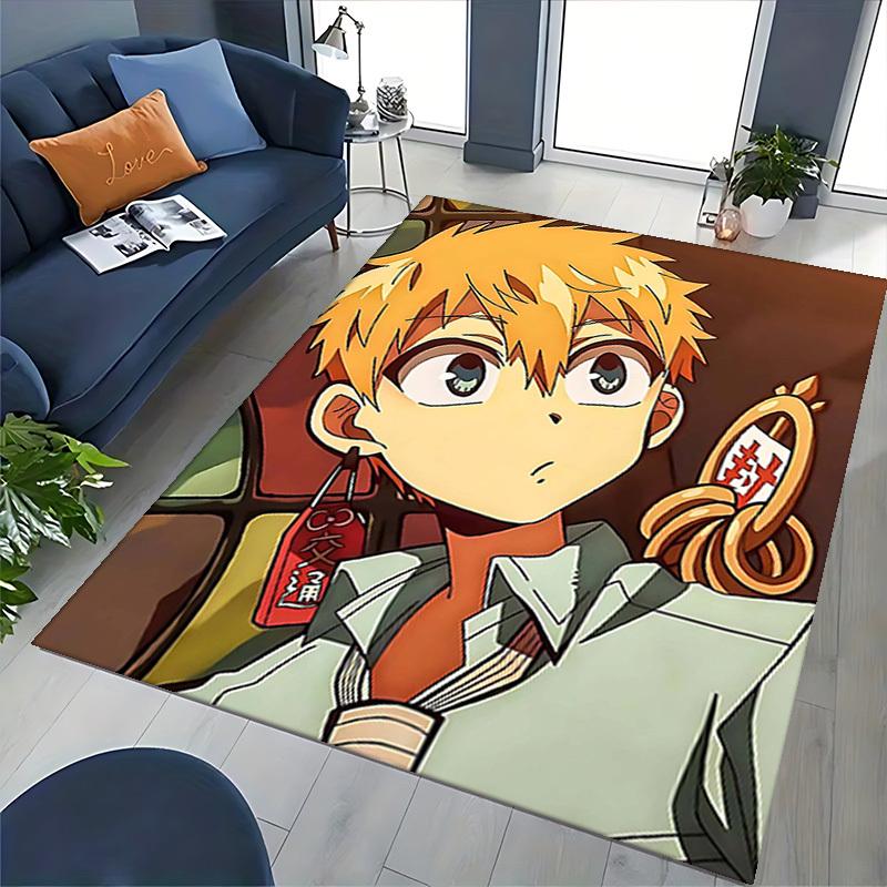 1pc Anime Character Design Chair Mat, Tanjiro Kamado Inspired Office Rug, Non Slip Carpet for Home and Office Decor, Suitable for A