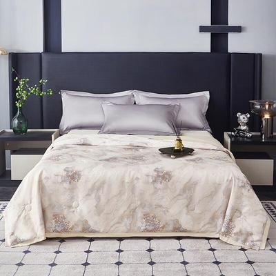 Jinsili Ink Blossom Light & Soft Viscose Fiber Summer Quilt