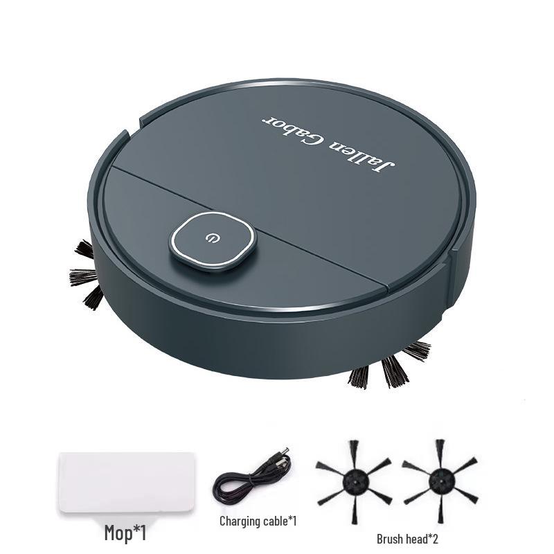 Smart 3-in-1 Robotic Vacuum Cleaner: Rechargeable & Compact Home Appliance