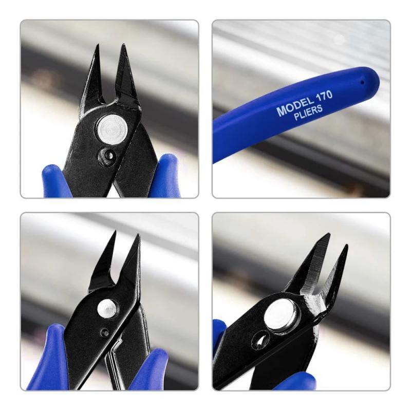 Diagonal Pliers Carbon Steel Pliers Electrical Wire Cable Cutters Cutting Side Snips Flush Pliers Nipper Electrician Hand Tools