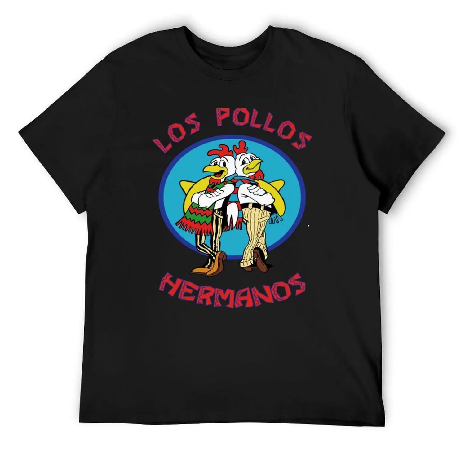 

Los pollos hermanos T-Shirt anime stuff oversized graphic tee summer 2025 graphics mens workout shirts XXXXXL