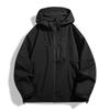 Men's Hard Shell Jacket Waterproof Windproof Outdoor Hiking Hooded Coat