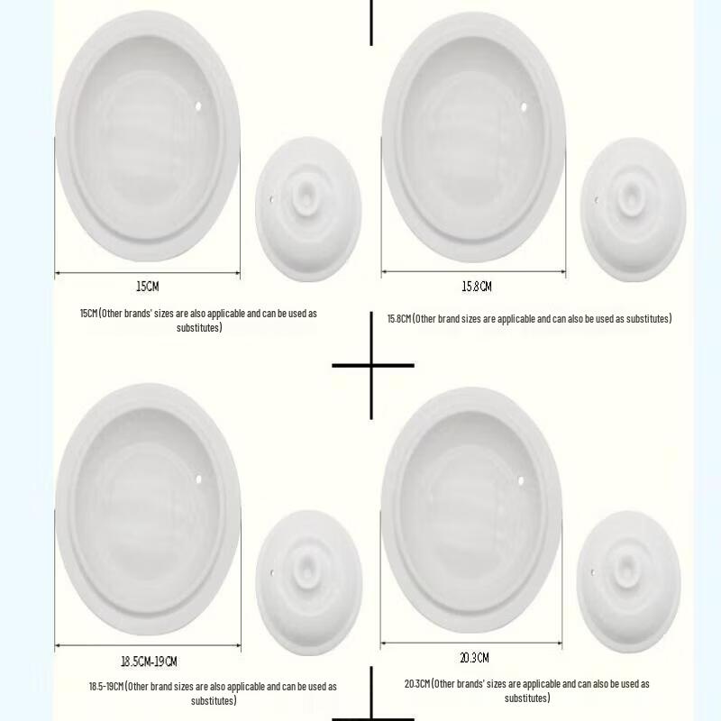Replacement Ceramic Lid for Electric Stew Pots