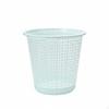Hollowout Wastebasket Open Top Mesh Trash Can Modern Design Lidless Paper Basket for Homeowners,