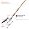 Naiduo 304 Stainless Steel Shovel with Wooden Handle