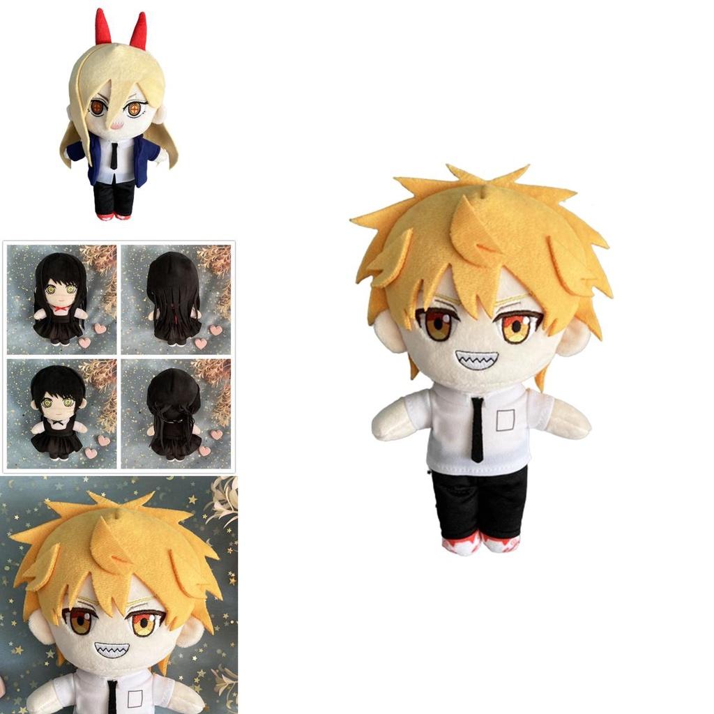 Chainsaw Man Plush Toy Denji Power Mitaka Asa Soft Stuffed Doll 7.8in Perfect Anime Gift For Kids
