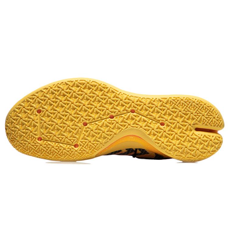 New LiNing Blitz 7 Premium Premium Cushioning Anti Slip And Wear Resistant Low Top Basketball Shoes Men's Yellow ABAR017-2