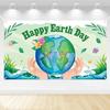 Banner de Decoración de Fondo Feliz Día de la Tierra 22 de Abril Decoración de Fiesta Ambiental Interior y Exterior