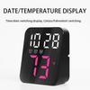 LED Digital Alarm Clock Electronic Digital Alarm Clock Screen Desktop Clock For Home Office Backlight Temperature Display