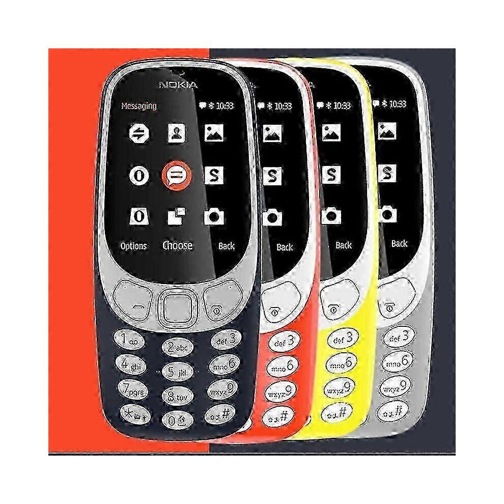 Nokia 3310 Dual SIM Feature Phone with 2.4-inch Color Screen, Torch Light & Extended Battery Life