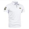 European and American Style Men's Summer Top Short Sleeve Polo Shirt Large Size Casual Turn Down Collar T-Shirt