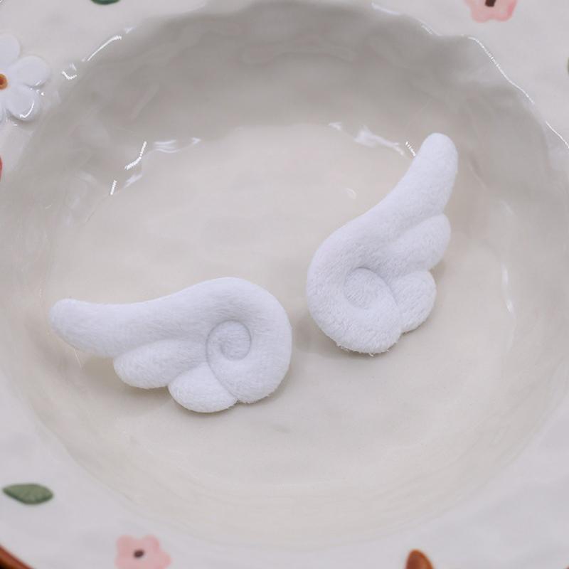 1 Paar Kleine Engelsflügel Brosche Japanischer Stil Süße Kleiderdeko Y2K Plüschtasche Hut Accessoires