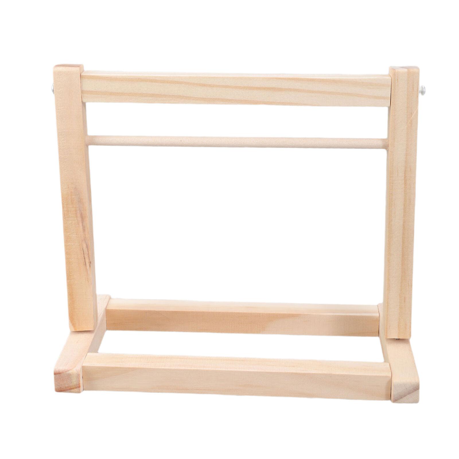 Деревянная вешалка с двойной перекладиной для одежды для плюшевых кукол прочный органайзер для хранения для детской комнаты и гардероба B 3090₽