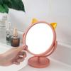 Makeup Mirror Decorative Cosmetic Mirrors Cartoon Lovely Vanity Mirror Girl Student Dormitory Mirrors Portable Home Small Mirror